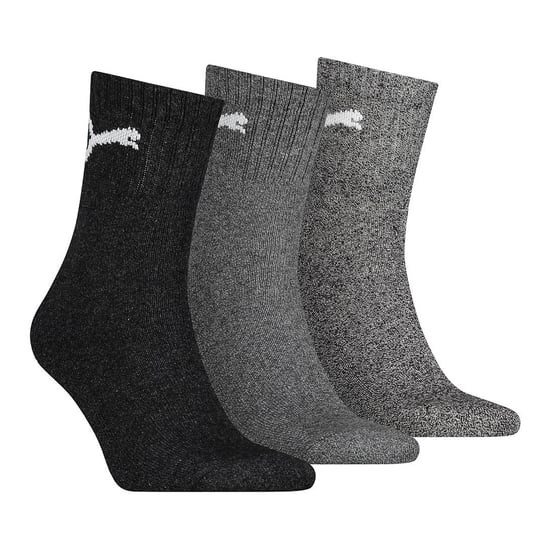 Puma Unisex Volwassen Bemanningsleden Sokken (Pakket van 3) (Grijs) - Image 3
