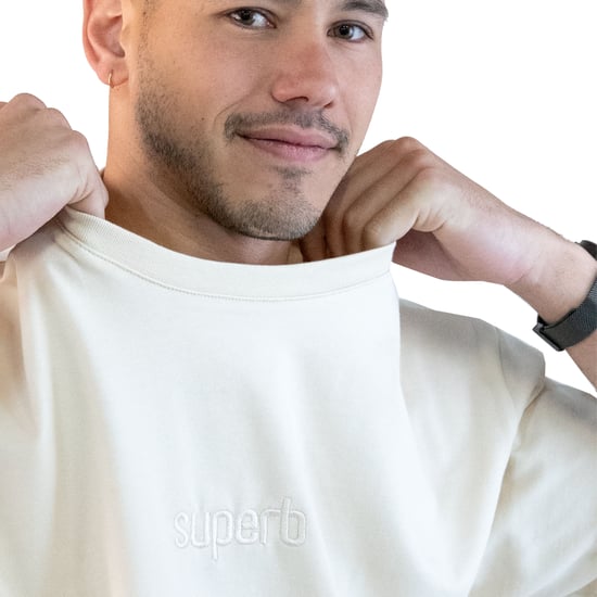 Heren-T-shirt met oversized korte mouwen 3900 - Image 3