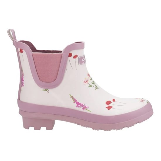 Cotswold Dames Wilde Bloemen Wellingtonlaarzen (Roze) - Image 1