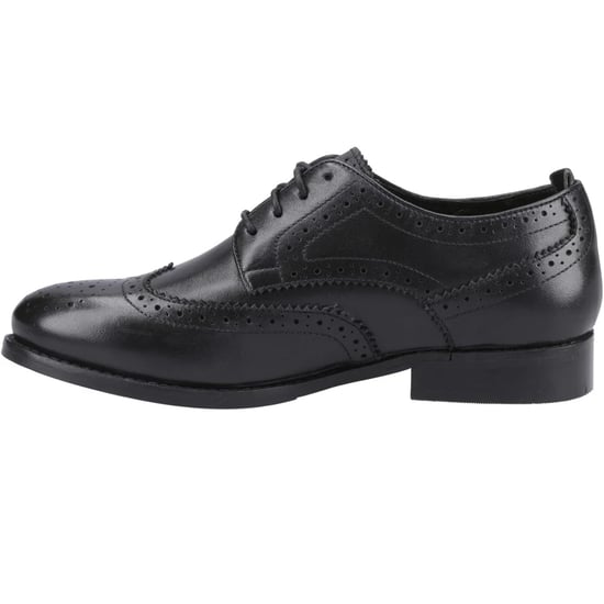 Hush Puppies Dames Natalia Leren Brogues (Zwart/Zwart) - Image 2