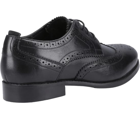 Hush Puppies Dames Natalia Leren Brogues (Zwart/Zwart) - Image 5