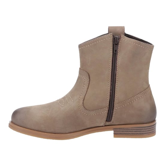 Cotswold Dames Signet Leren Enkellaarsjes (Taupe) - Image 3