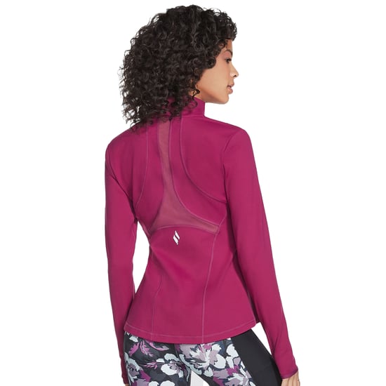 Skechers Dames/Dames Gowalk Mesh Jacket (Magenta) - Image 2