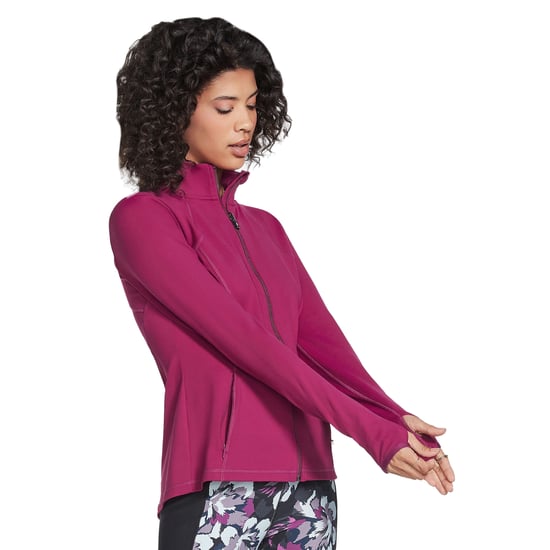 Skechers Dames/Dames Gowalk Mesh Jacket (Magenta) - Image 3