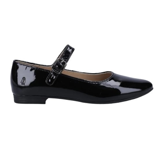 Hush Puppies Dames Melissa Leren Mary Janes (Zwart Lak) - Image 1