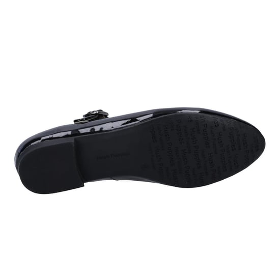 Hush Puppies Dames Melissa Leren Mary Janes (Zwart Lak) - Image 4