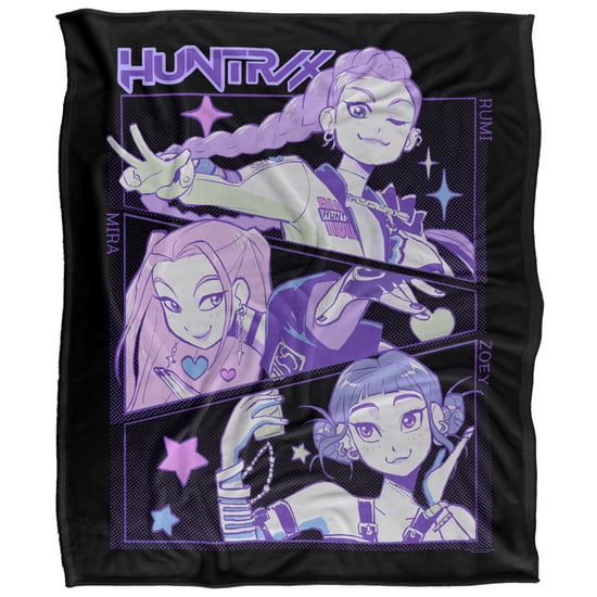 K-Pop Demon Hunters Fleece Huntr/X Supersoft Deken (Multikleur) - Image 1