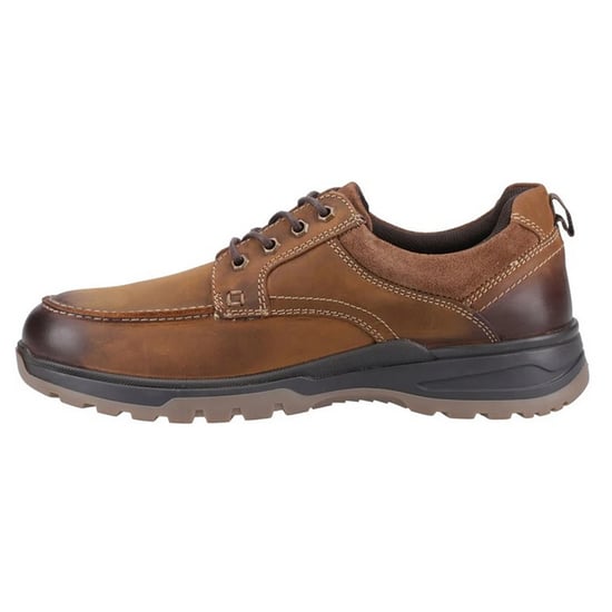 Hush Puppies Heren Percy Leren Veterschoenen (Tan) - Image 3