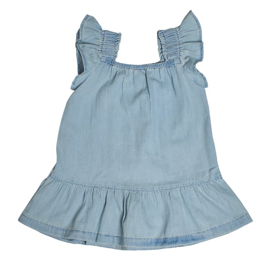 2-delige denim jurk en panty set 602112 voor babymeisjes - Image 3