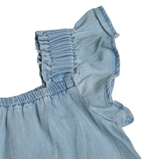 2-delige denim jurk en panty set 602112 voor babymeisjes - Image 4