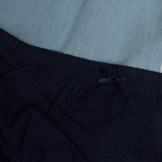 2-delige denim jurk en panty set 602112 voor babymeisjes - Image 5