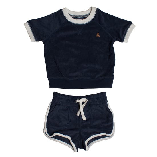 Baby handdoek T-shirt en korte broek set 869450 - Image 1