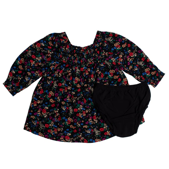 Gebloemde jurk met rimpels 486307 voor babymeisjes - Image 6
