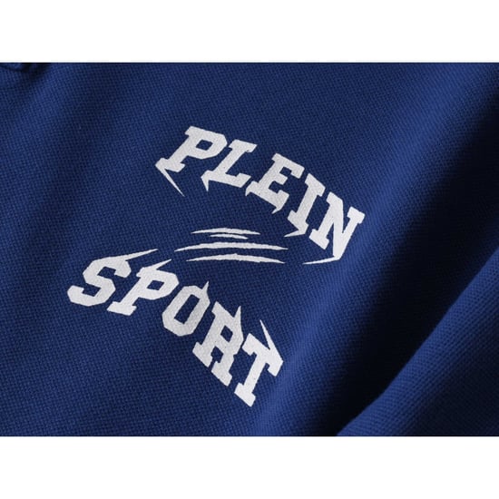 Plein Sport Small Logo Marineblauw Poloshirt - Image 2