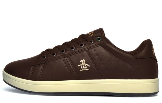 Original Penguin Men's 'Steadman' Brown Cupsole Trainer - Image 1