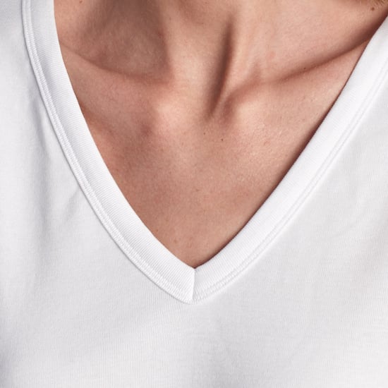 Modern positie T-shirt met V-hals en lange mouwen 719653 Dames - Image 3