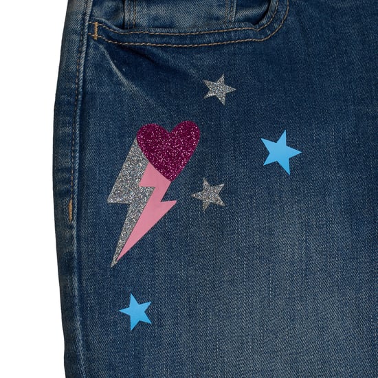Denim joggingbroek 782748 voor meisjes - Image 2