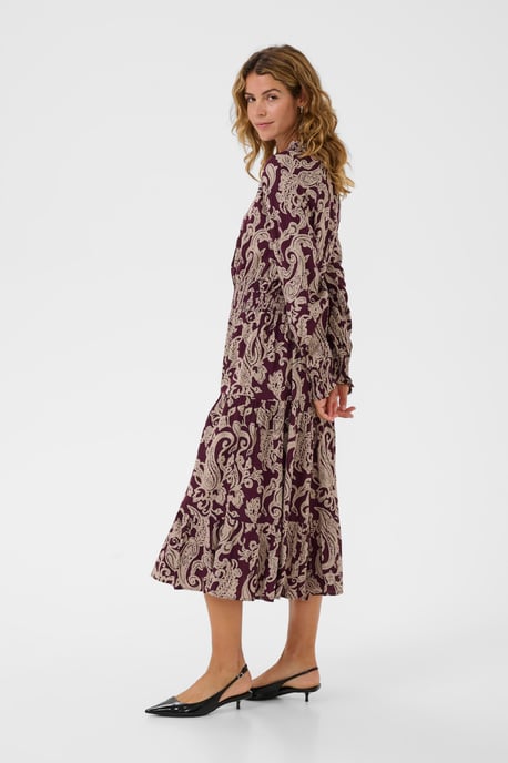 Jurk CRLucy Jurk Feminine wine - Image 2