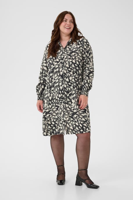 Jurk KCjamia Jurk A-shape black white - Image 1