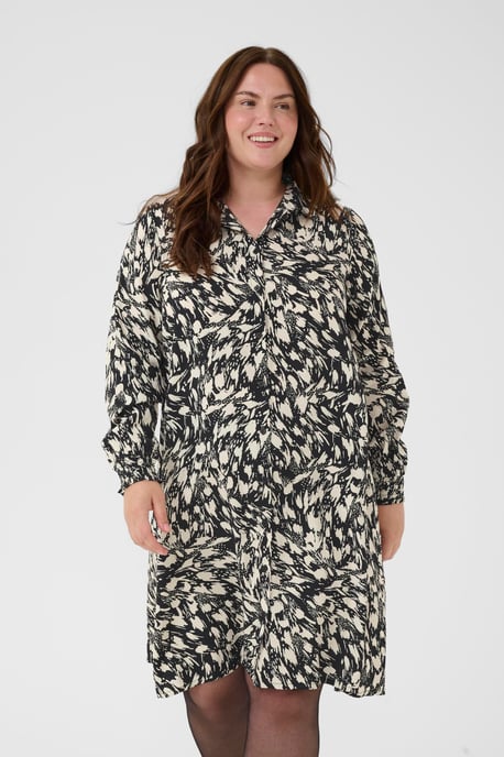 Jurk KCjamia Jurk A-shape black white - Image 3