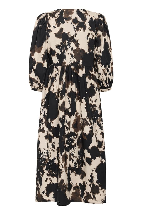 Jurk KBBabeth Jurk Feminine brown white - Image 2