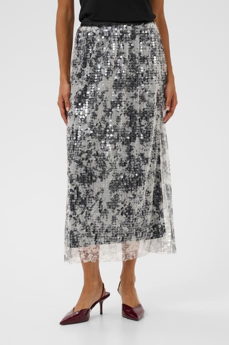 Rok CUwilma Rok Straight fit grey white - Image 3