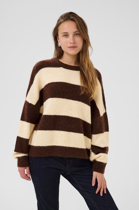 Pullover CUkimmy Pullover Oversize fit brown white - Image 3