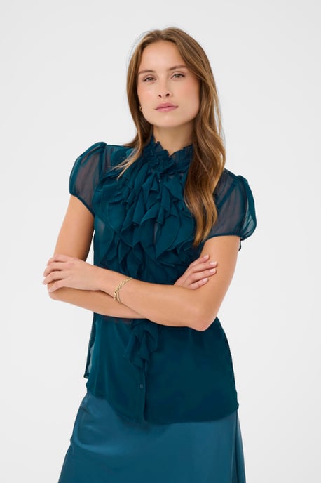 Overhemd met lang mouwen LiljaSZ Overhemd met lang mouwen Regular fit blue - Image 2