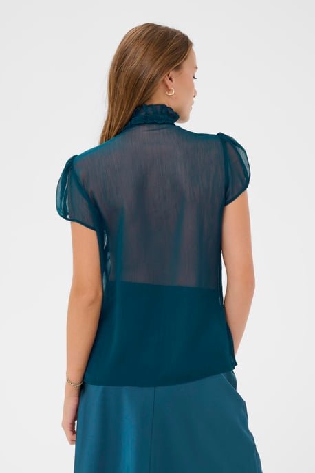 Overhemd met lang mouwen LiljaSZ Overhemd met lang mouwen Regular fit blue - Image 3
