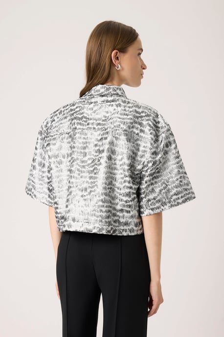 Overhemd SLPricilla Overhemd Loose fit silver - Image 3