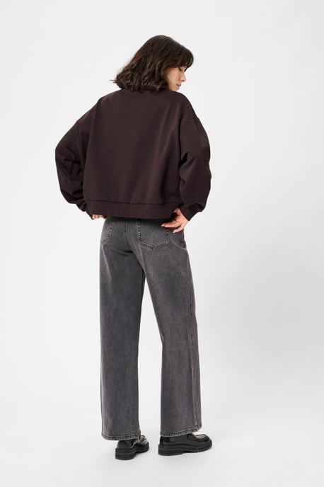 Sweatshirt KAlise Sweatshirt Oversize fit dark brown - Image 3
