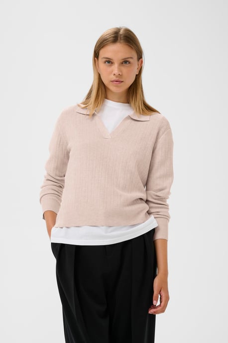 Pullover YenahIW Pullover Classic fit beige - Image 4