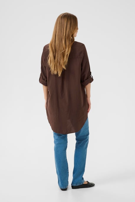 Overhemd met lang mouwen KAnaya Overhemd met lang mouwen Loose fit brown - Image 2