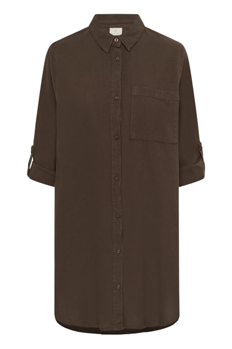 Overhemd met lang mouwen KAnaya Overhemd met lang mouwen Loose fit brown - Image 4