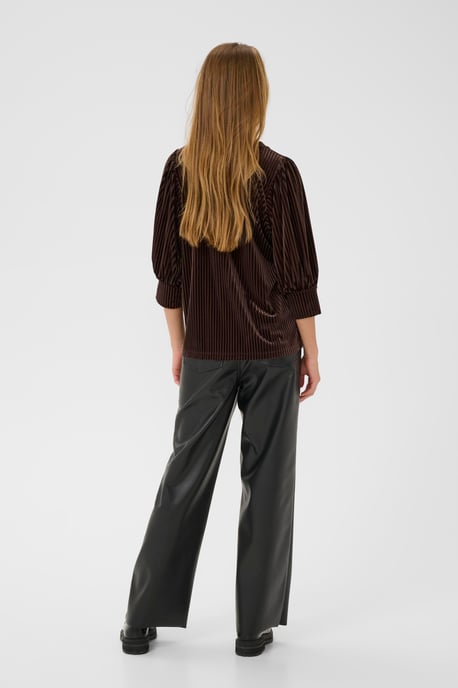 Blouse met lange mouwen KAcaca Blouse met lange mouwen Loose fit dark brown - Image 2