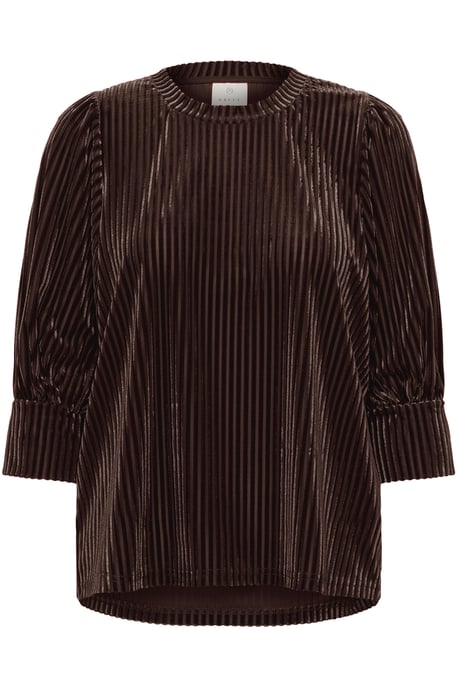 Blouse met lange mouwen KAcaca Blouse met lange mouwen Loose fit dark brown - Image 4