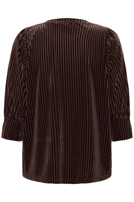Blouse met lange mouwen KAcaca Blouse met lange mouwen Loose fit dark brown - Image 5