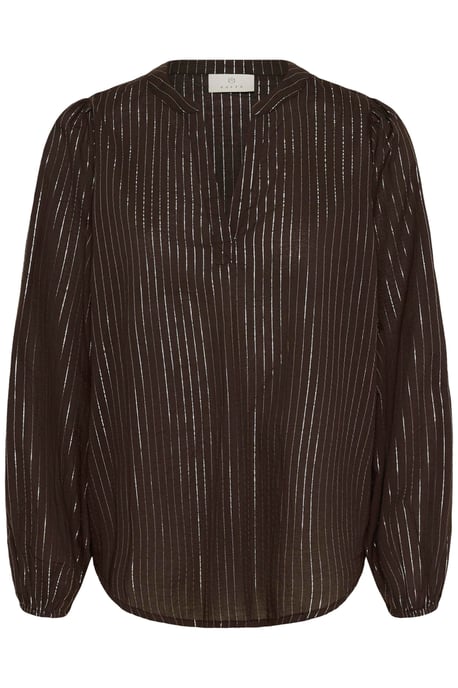 Blouse met lange mouwen KAluise Blouse met lange mouwen Regular fit dark brown - Image 4