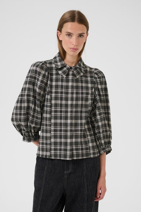 Blouse met lange mouwen KBBelis Blouse met lange mouwen Feminine white black - Image 3