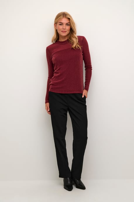 Blouse met lange mouwen KAolga Blouse met lange mouwen Regular fit bordo - Image 1