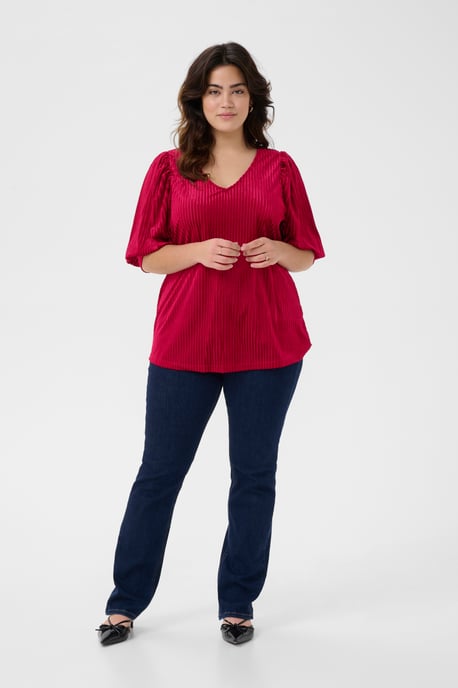 Blouse met lange mouwen KCcacanna Blouse met lange mouwen Regular fit red - Image 3