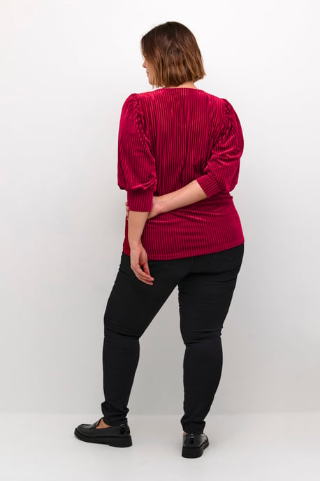 Blouse met lange mouwen KCcacanna Blouse met lange mouwen Regular fit red - Image 5
