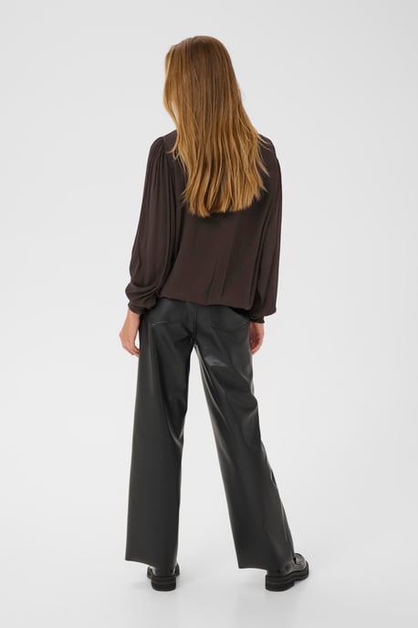 Blouse met lange mouwen KAstina Blouse met lange mouwen Regular fit dark brown - Image 2