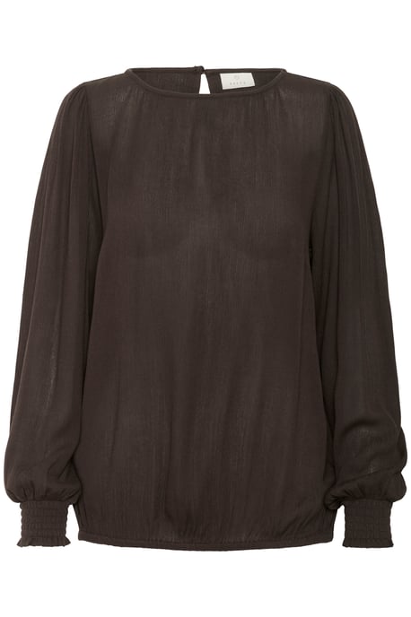 Blouse met lange mouwen KAstina Blouse met lange mouwen Regular fit dark brown - Image 4