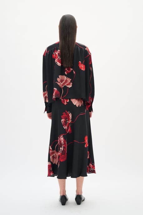 Lange mouwen DAWNIW Lange mouwen Loose fit black red - Image 3