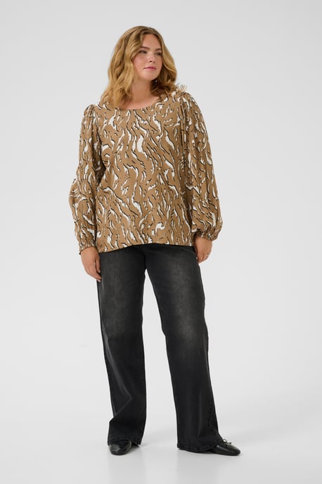 Blouse met lange mouwen KCmilina Blouse met lange mouwen Regular fit beige - Image 2
