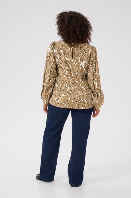 Blouse met lange mouwen KCmilina Blouse met lange mouwen Regular fit beige - Image 4