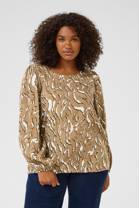 Blouse met lange mouwen KCmilina Blouse met lange mouwen Regular fit beige - Image 5
