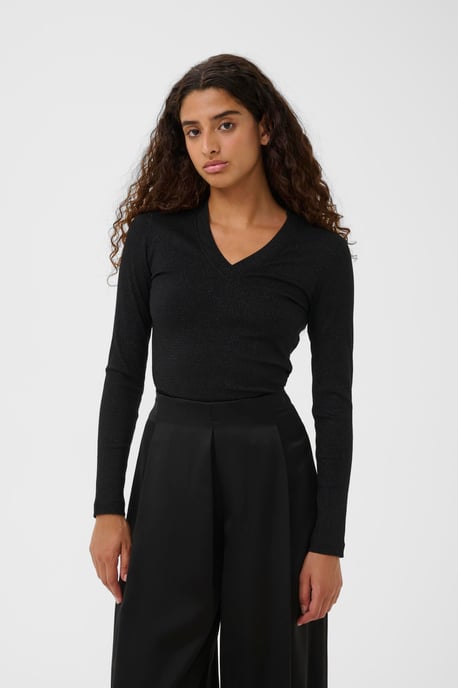 Jersey top DagnaIW Jersey top Slim fit black - Image 3