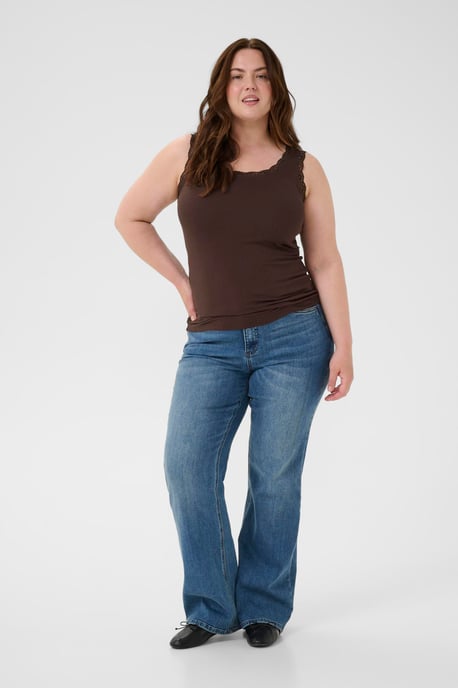 Jersey top KComia Jersey top Tight fit dark brown - Image 1